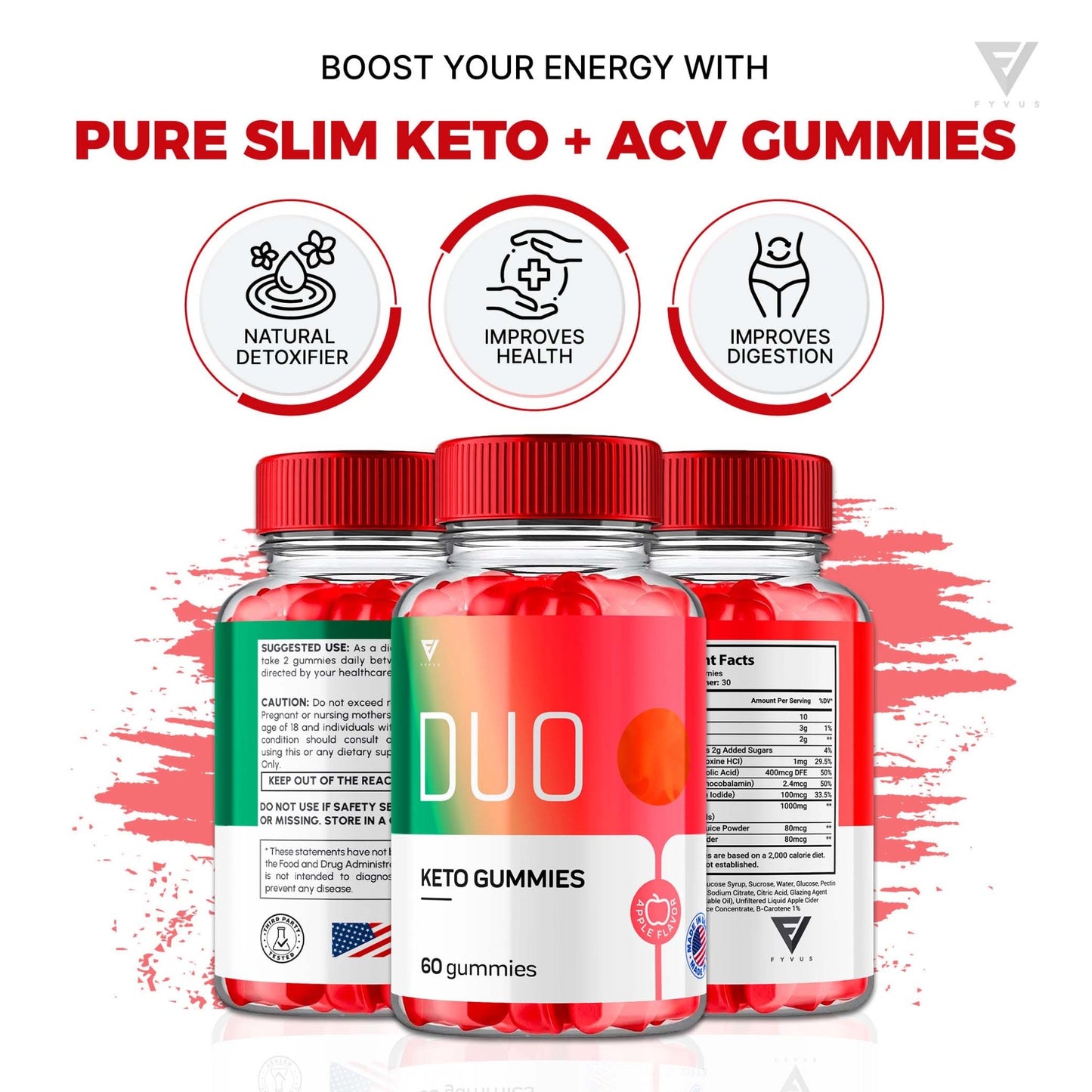 Duo - Keto ACV Gummies - Vitamin Place