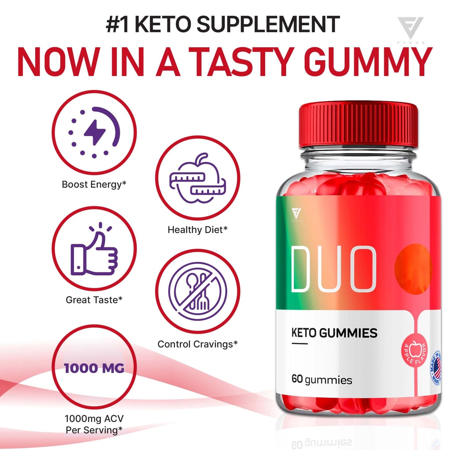 Duo - Keto ACV Gummies - Vitamin Place