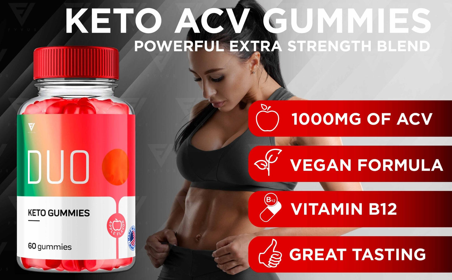 Duo - Keto ACV Gummies - Vitamin Place