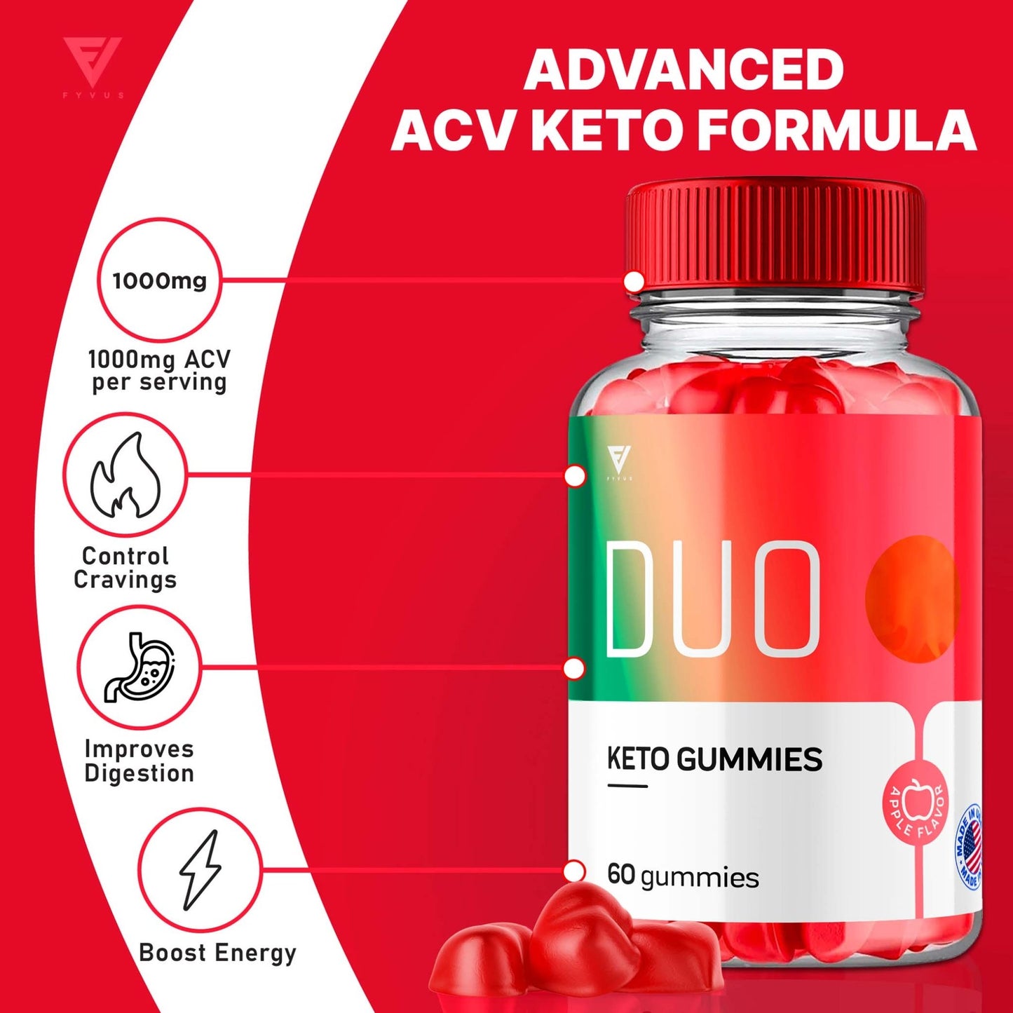 Duo - Keto ACV Gummies - Vitamin Place