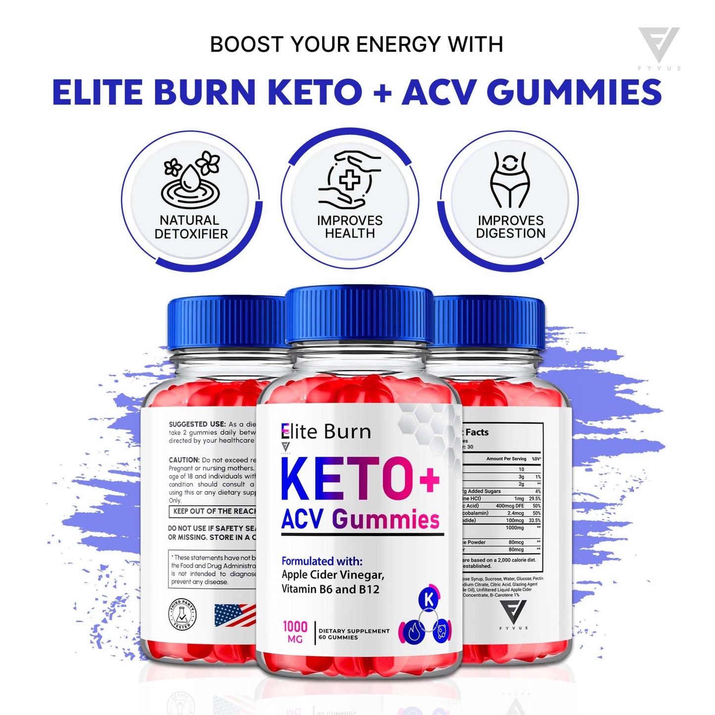 Elite Burn - Keto ACV Gummies - Vitamin Place