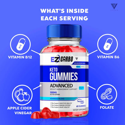 EZ Carbo - Keto ACV Gummies - Vitamin Place