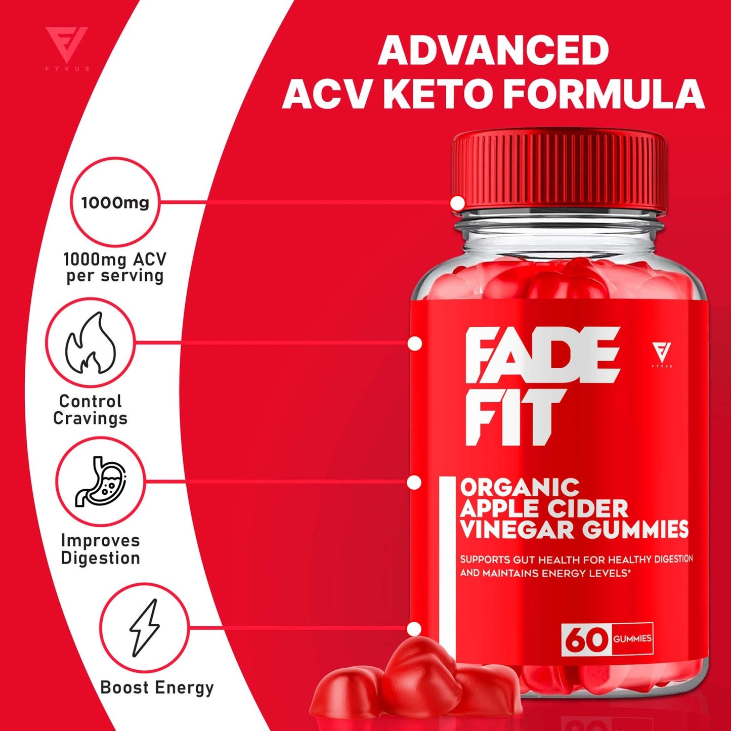 Fade Fit - Keto ACV Gummies - Vitamin Place