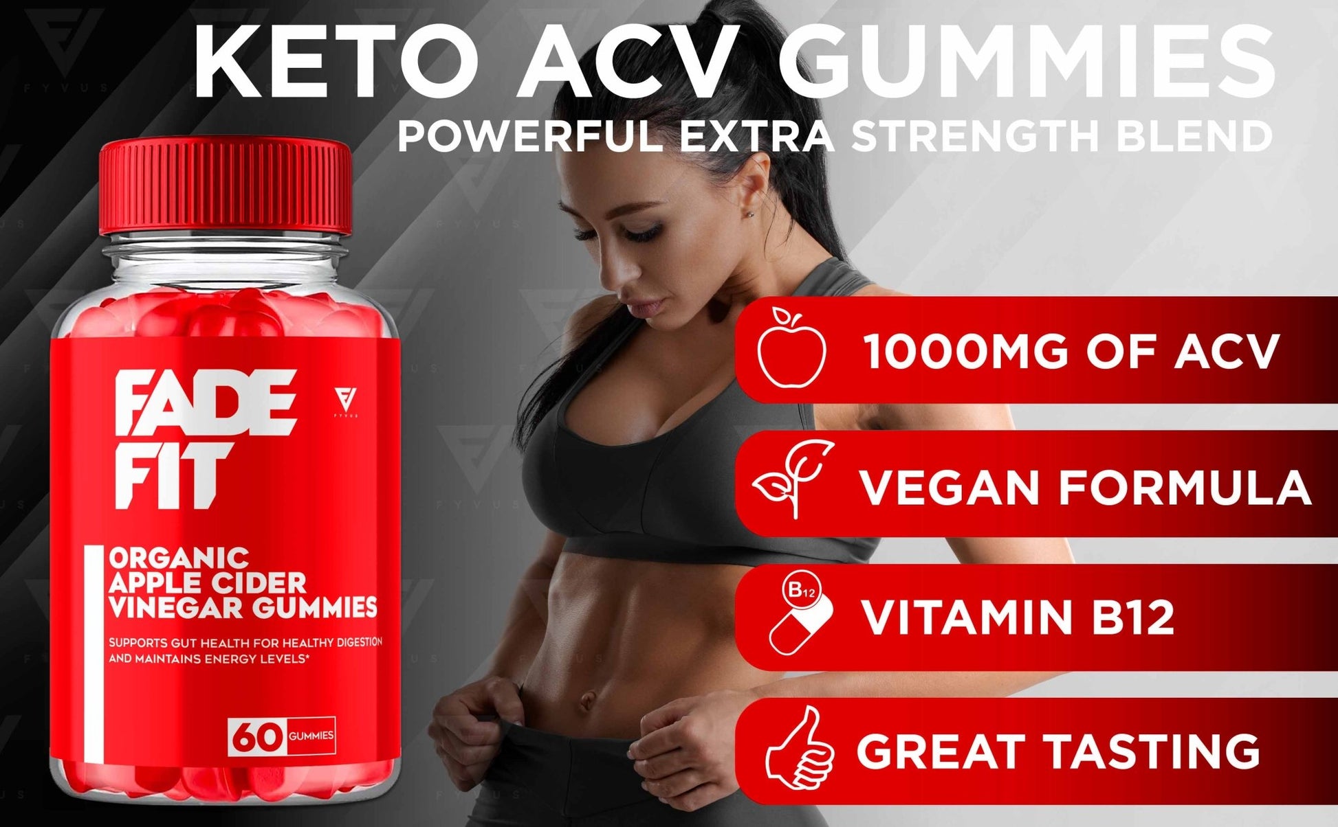 Fade Fit - Keto ACV Gummies - Vitamin Place