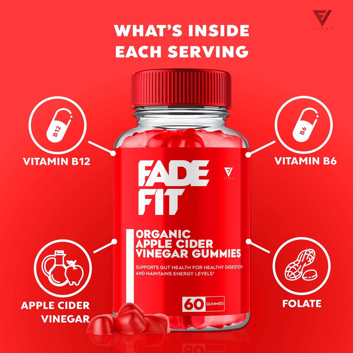 Fade Fit - Keto ACV Gummies - Vitamin Place