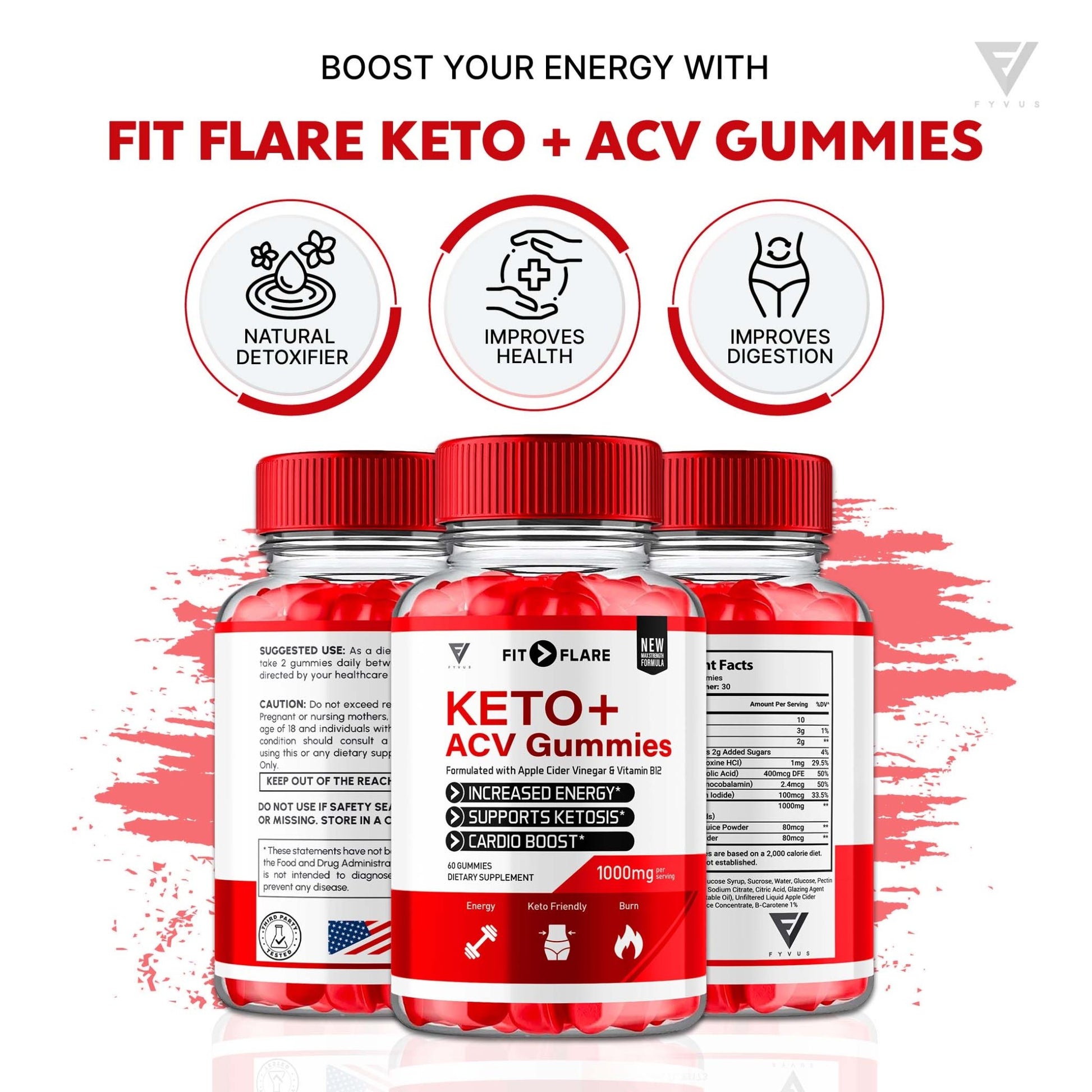 Fit Flare - Keto ACV Gummies - Vitamin Place