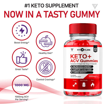 Fit Flare - Keto ACV Gummies - Vitamin Place