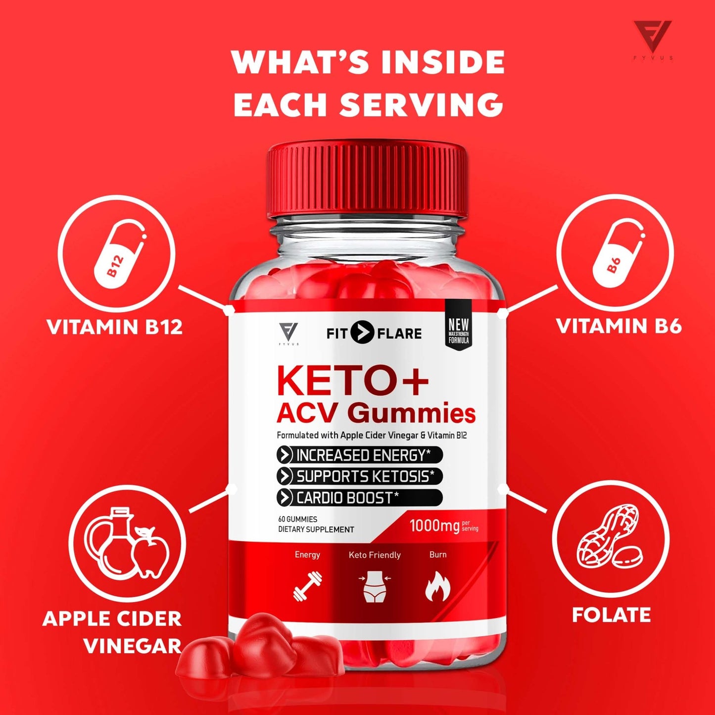 Fit Flare - Keto ACV Gummies - Vitamin Place