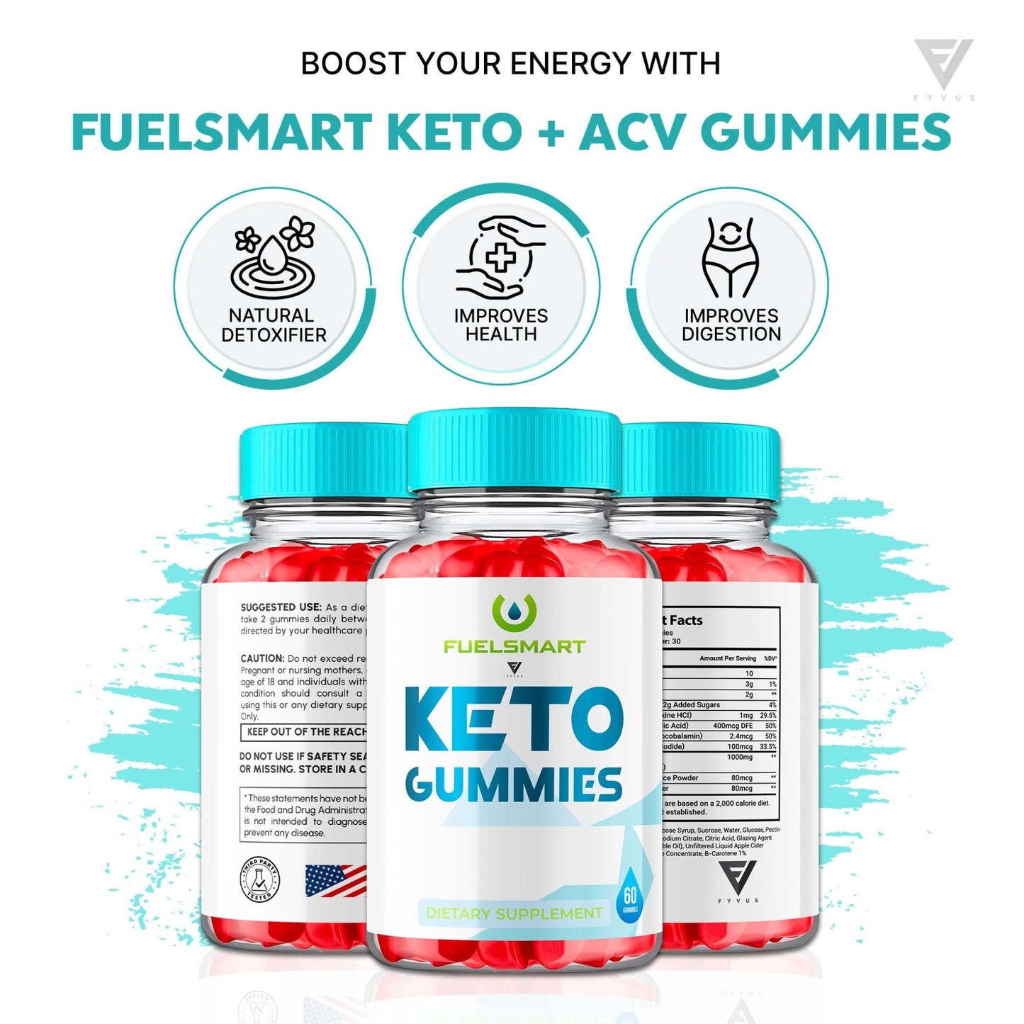 Fuelsmart - Keto ACV Gummies - Vitamin Place