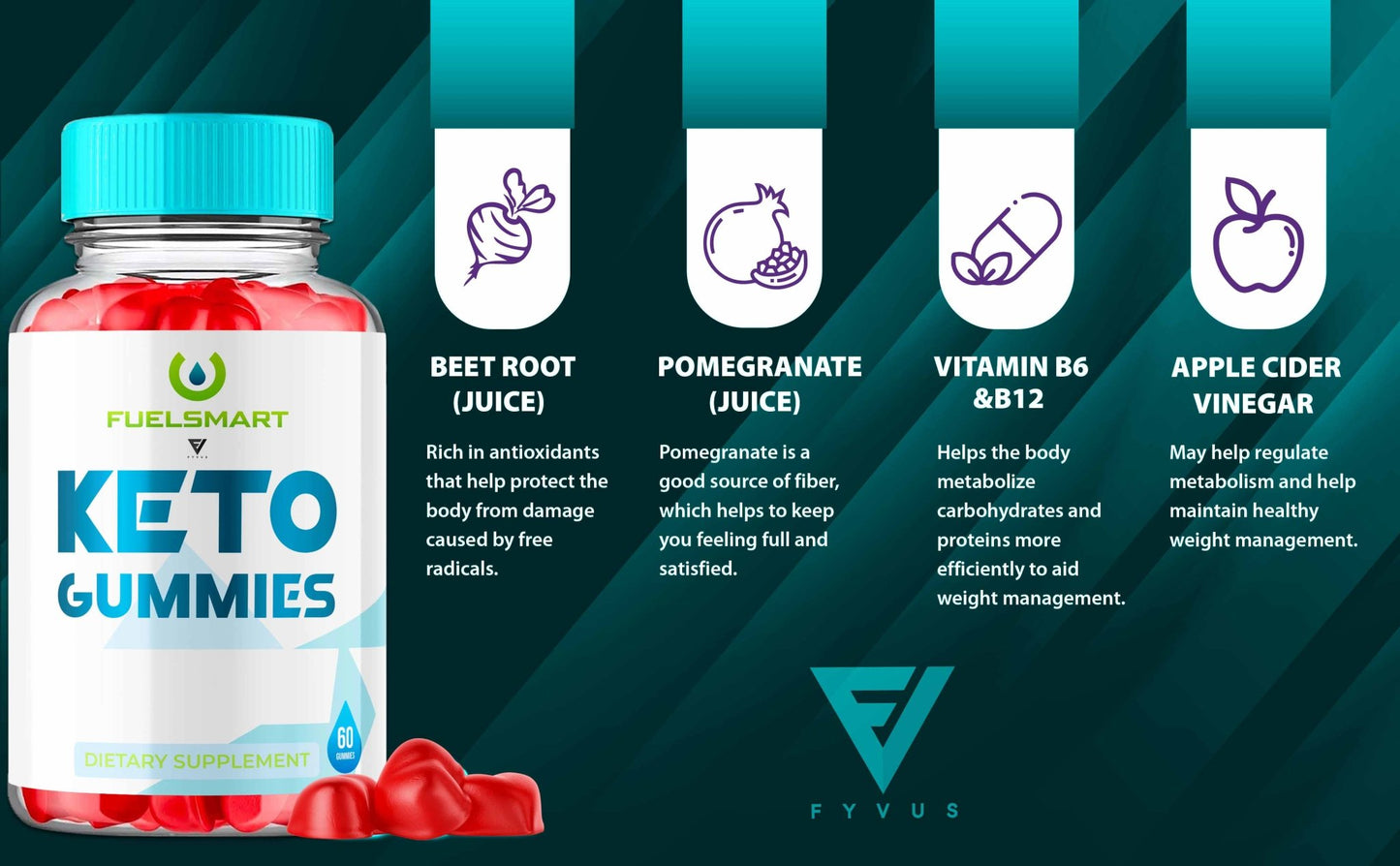 Fuelsmart - Keto ACV Gummies - Vitamin Place