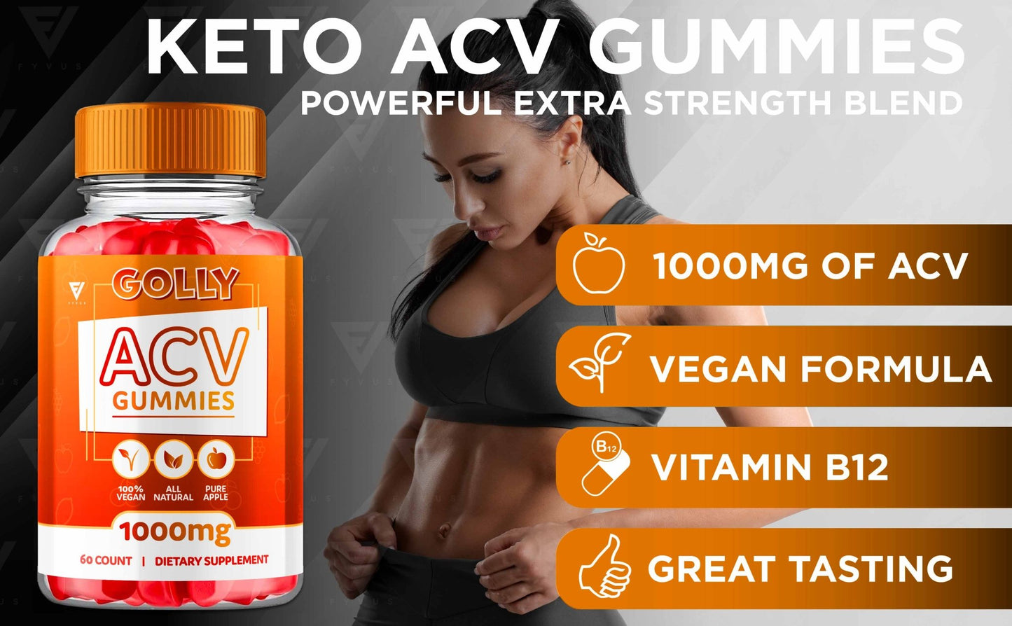 Golly - Keto ACV Gummies - Vitamin Place