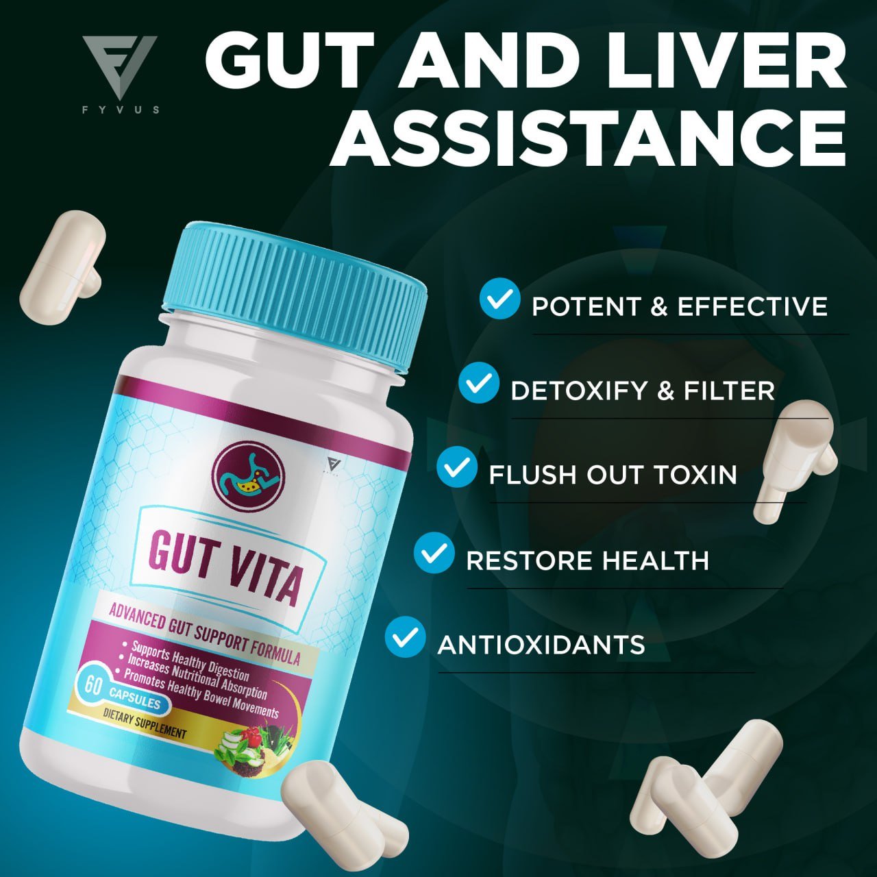 Gut Vita Advanced Gut Support - Vitamin Place