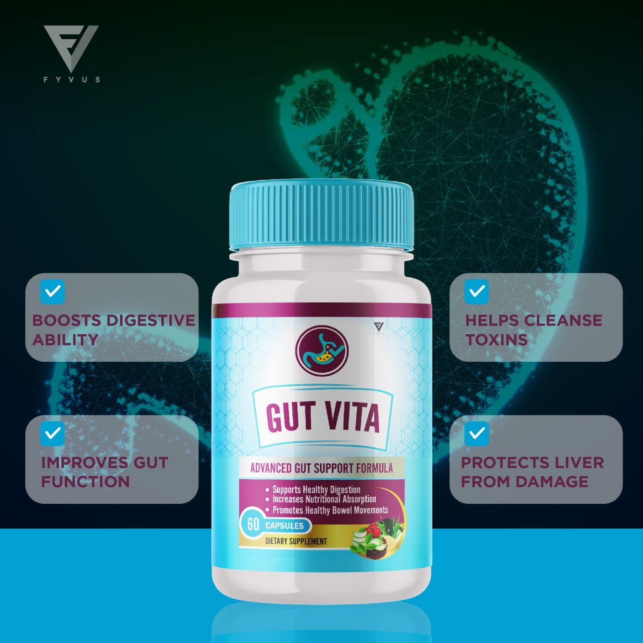 Gut Vita Advanced Gut Support - Vitamin Place