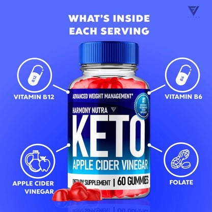 Harmony Nutra - Keto ACV Gummies - Vitamin Place