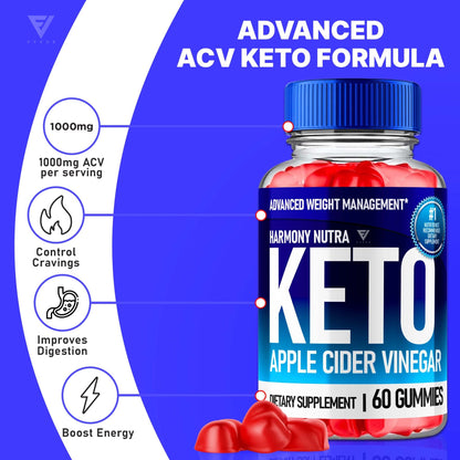 Harmony Nutra - Keto ACV Gummies - Vitamin Place