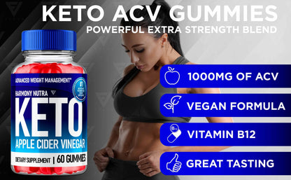 Harmony Nutra - Keto ACV Gummies - Vitamin Place