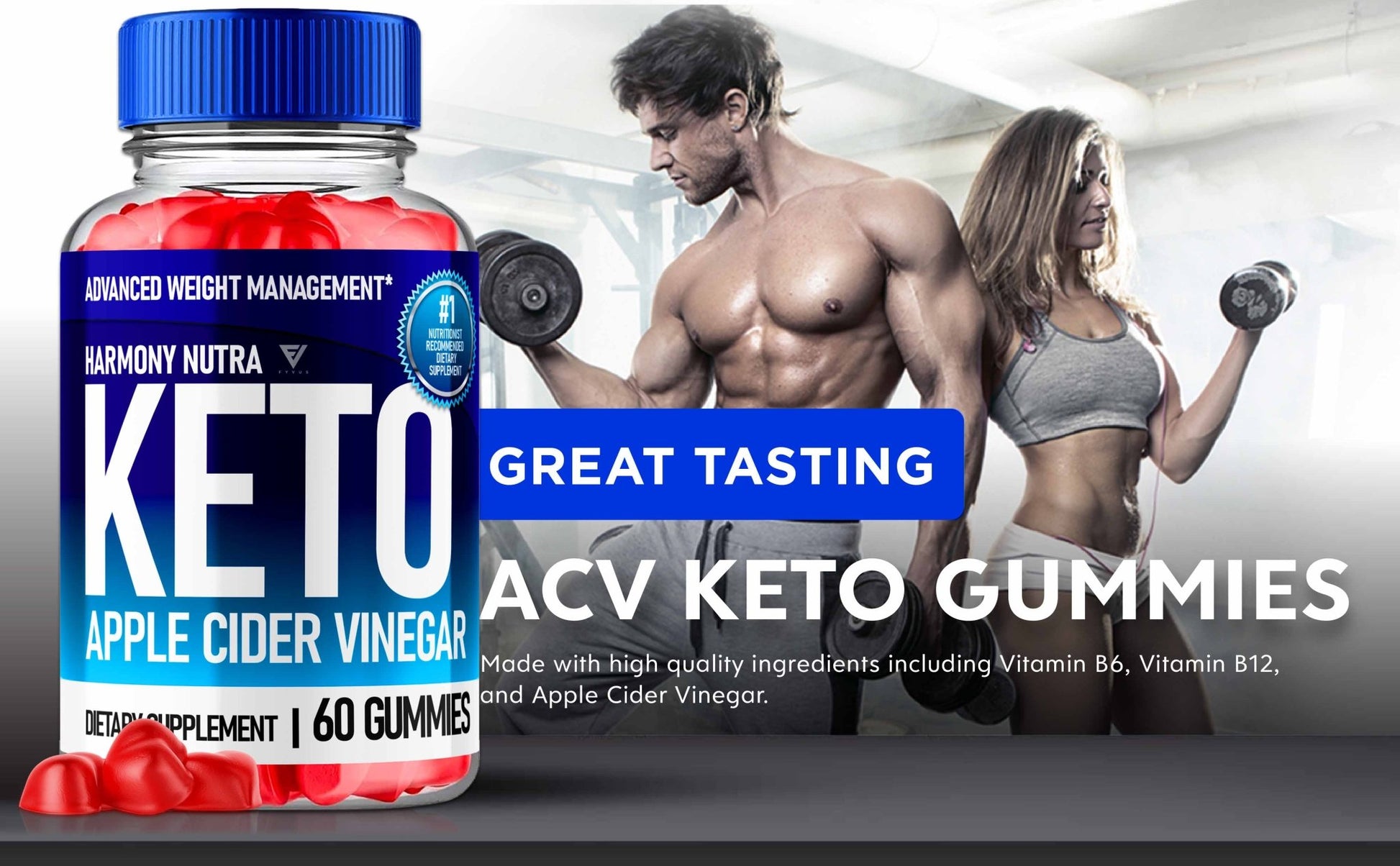 Harmony Nutra - Keto ACV Gummies - Vitamin Place