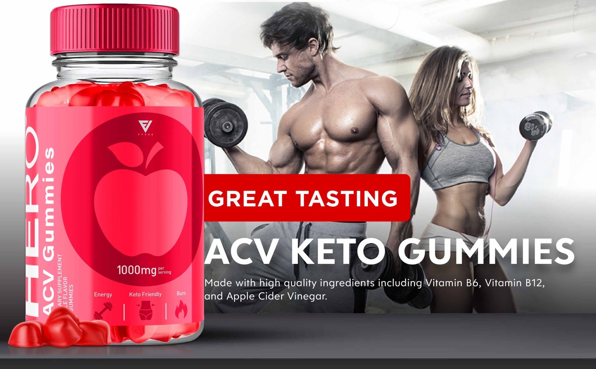 Hero - Keto ACV Gummies - Vitamin Place