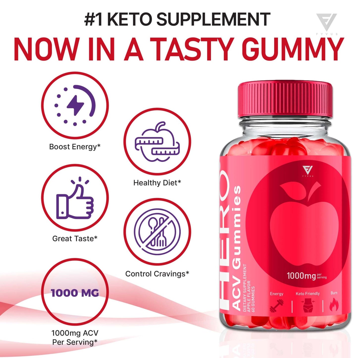 Hero - Keto ACV Gummies - Vitamin Place