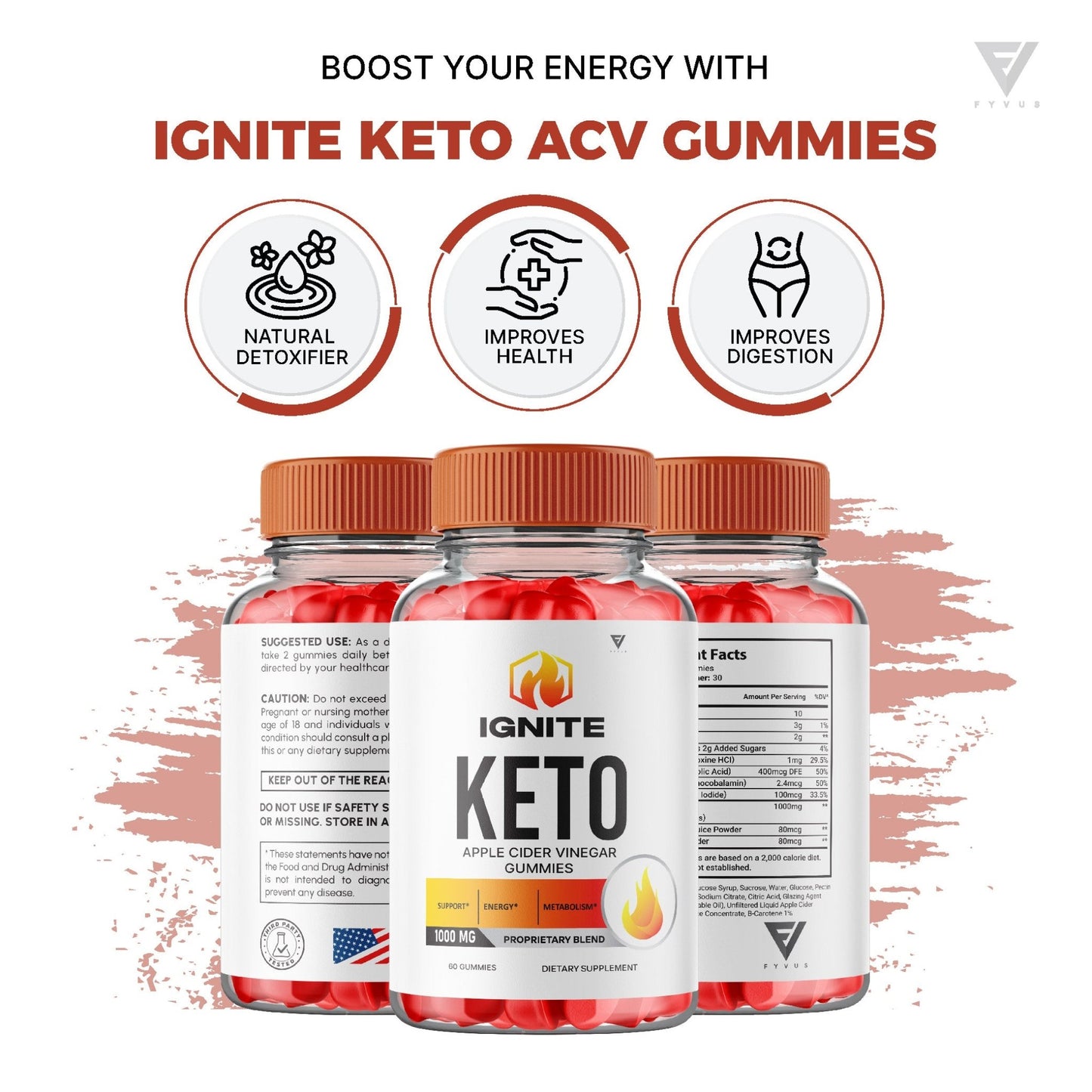 Ignite Keto + ACV Gummies - Vitamin Place