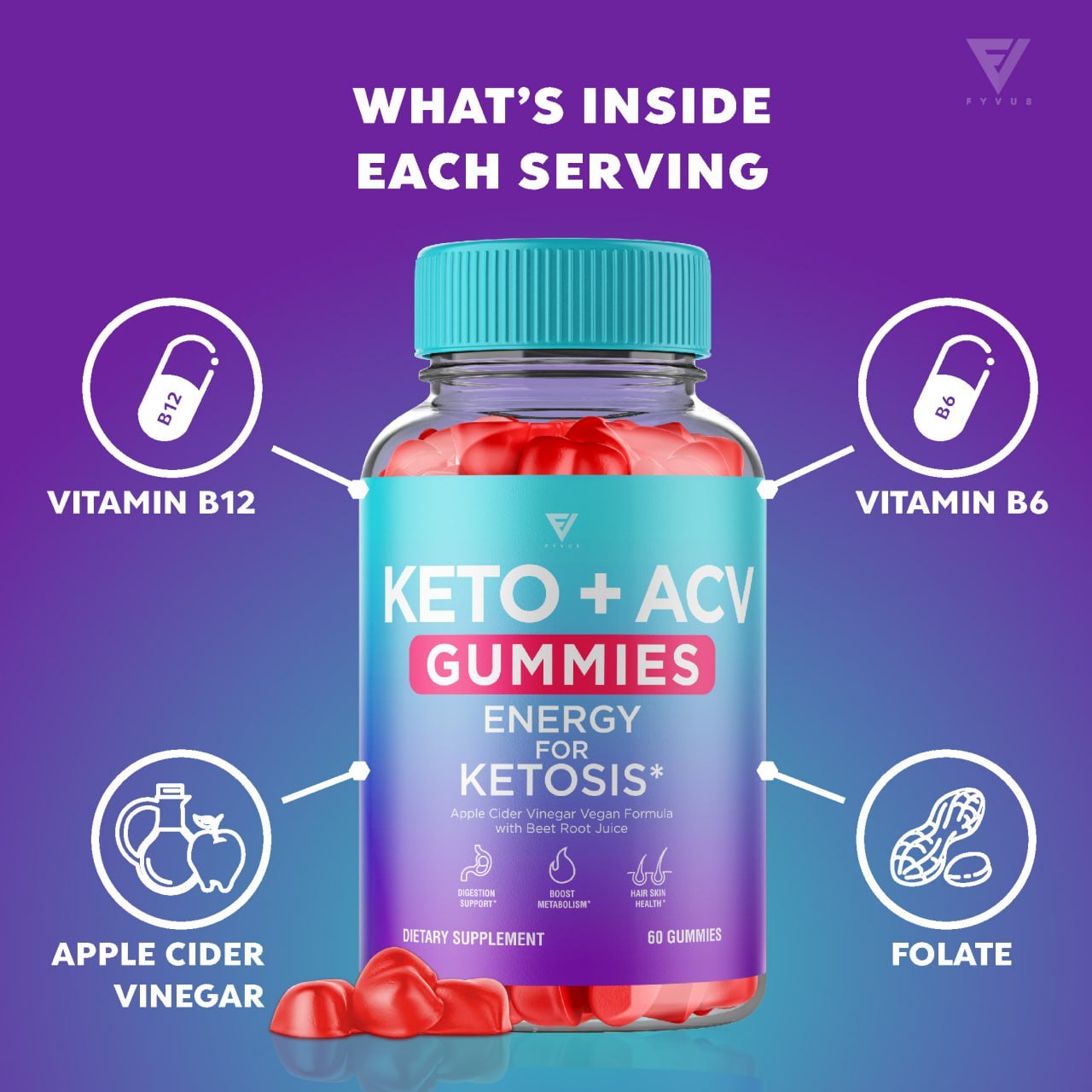 Keto + ACV Gummies - Vitamin Place