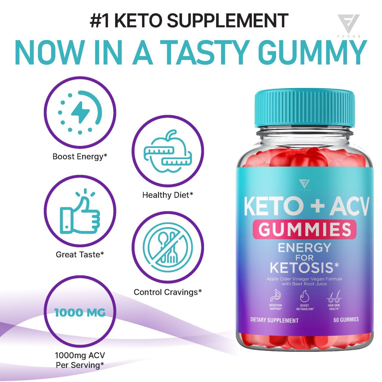 Keto + ACV Gummies - Vitamin Place