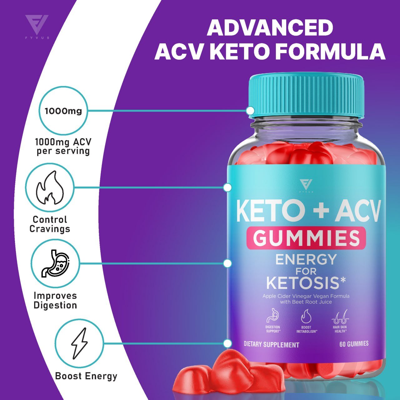 Keto + ACV Gummies - Vitamin Place