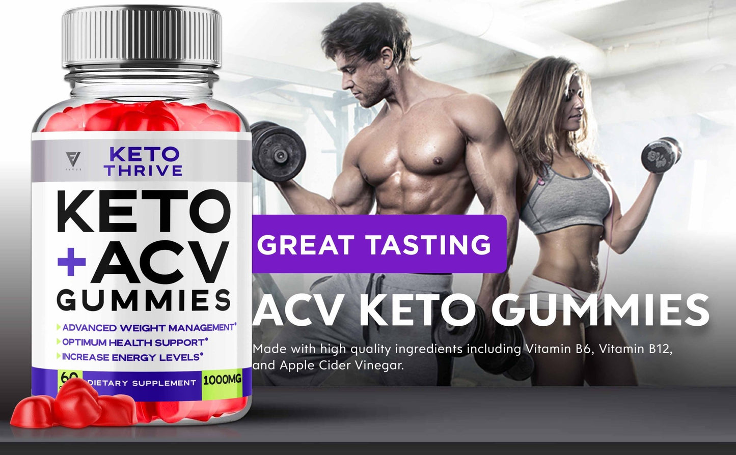 Keto Thrive - Keto ACV Gummies - Vitamin Place