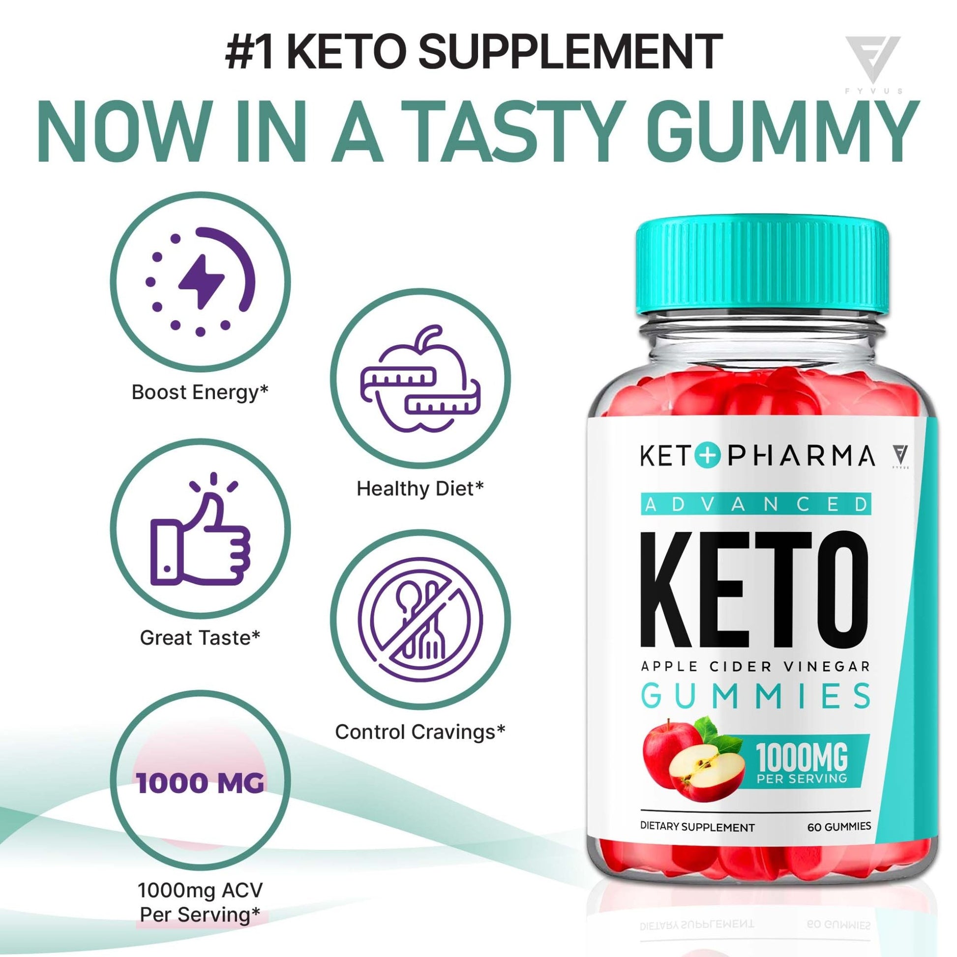 KetoPharma - Keto ACV Gummies - Vitamin Place