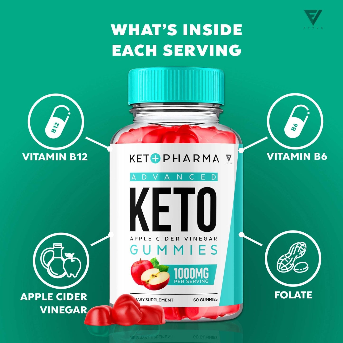 KetoPharma - Keto ACV Gummies - Vitamin Place