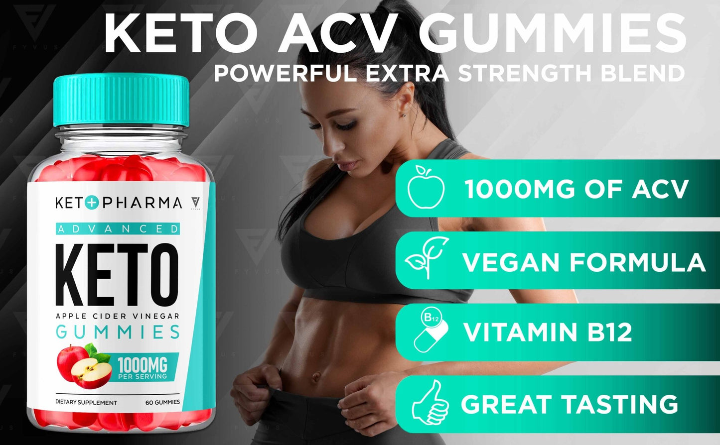 KetoPharma - Keto ACV Gummies - Vitamin Place