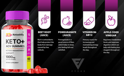 Ketoshify - Keto ACV Gummies - Vitamin Place