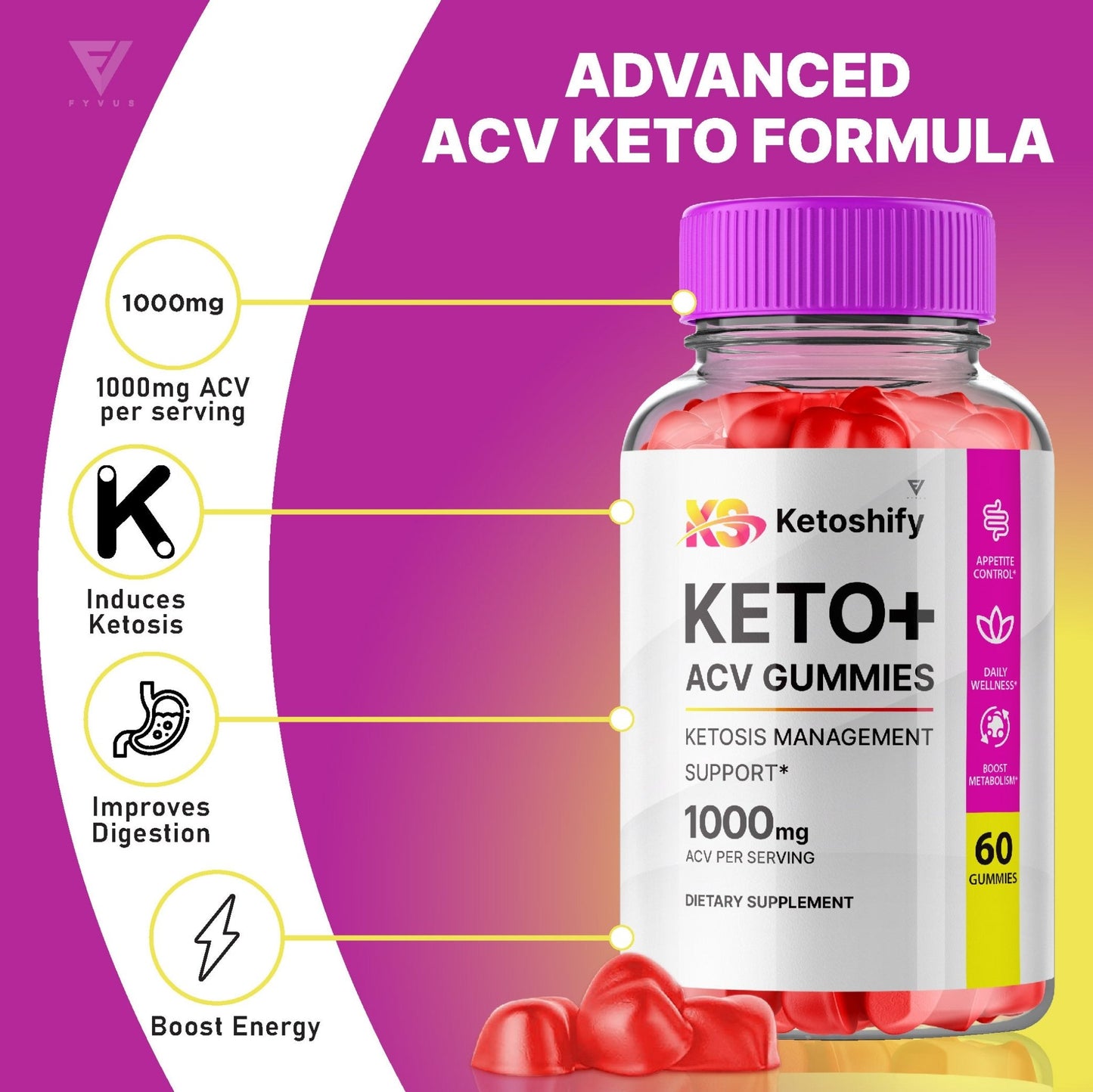 Ketoshify - Keto ACV Gummies - Vitamin Place