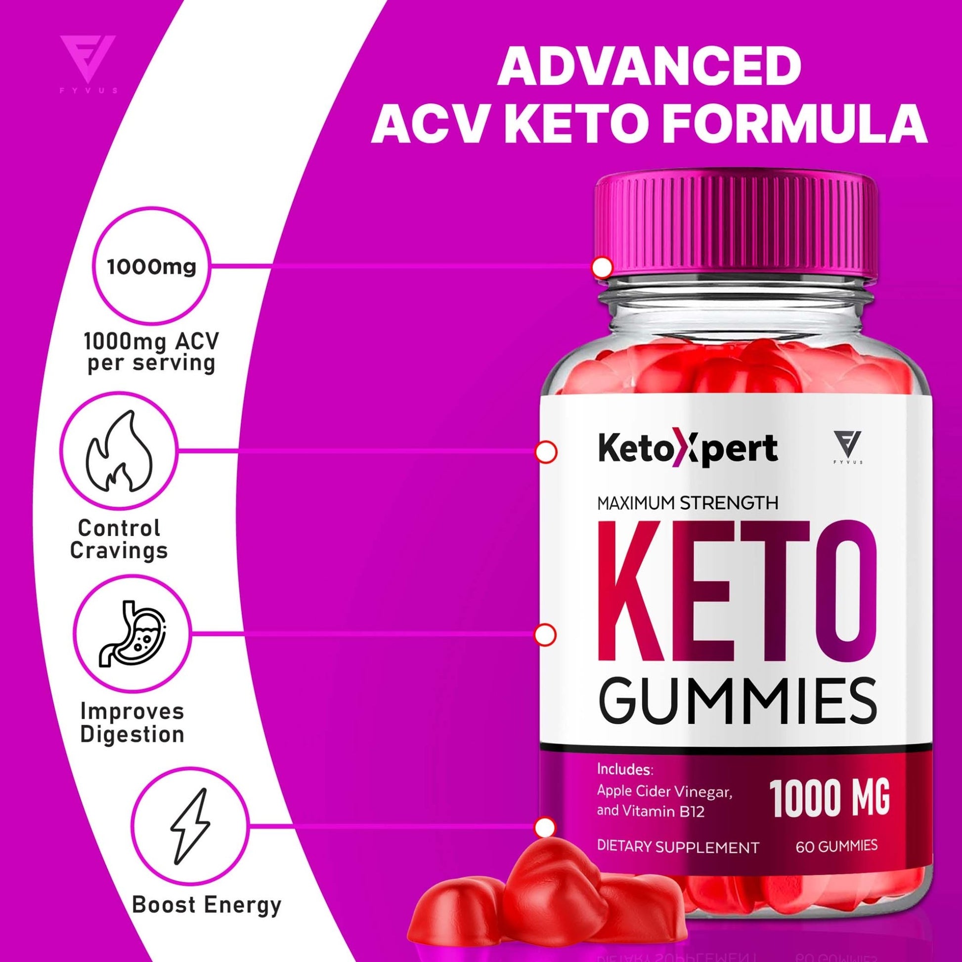 KetoXpert - Keto ACV Gummies - Vitamin Place