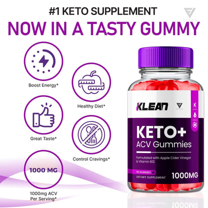 Klean - Keto ACV Gummies - Vitamin Place