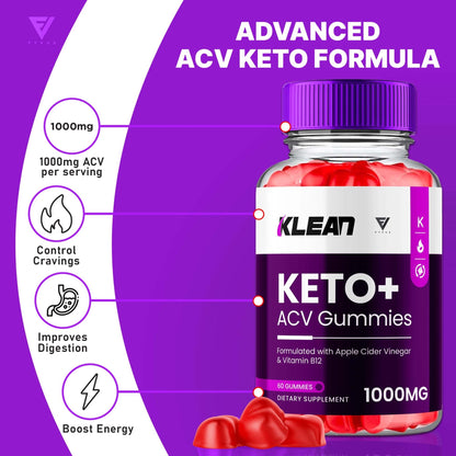 Klean - Keto ACV Gummies - Vitamin Place