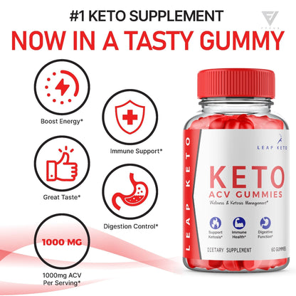 Leap Keto - Keto ACV Gummies - Vitamin Place