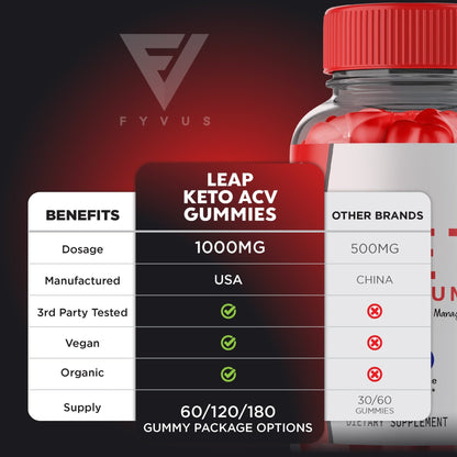 Leap Keto - Keto ACV Gummies - Vitamin Place