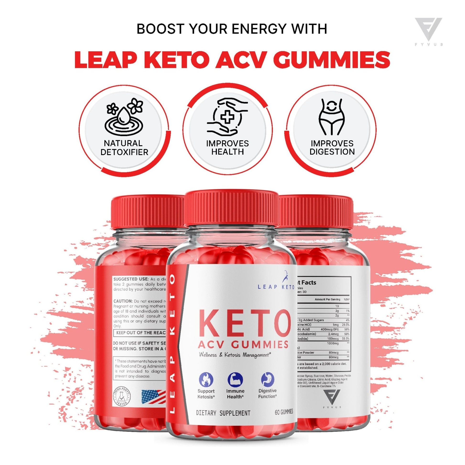 Leap Keto - Keto ACV Gummies - Vitamin Place