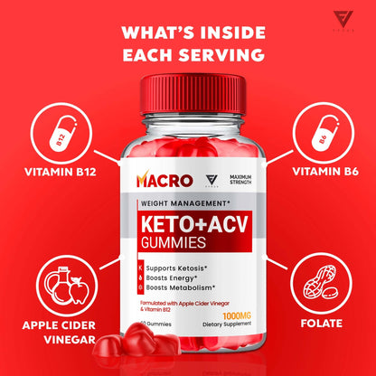 Macro - Keto ACV Gummies - Vitamin Place