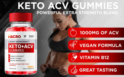 Macro - Keto ACV Gummies - Vitamin Place