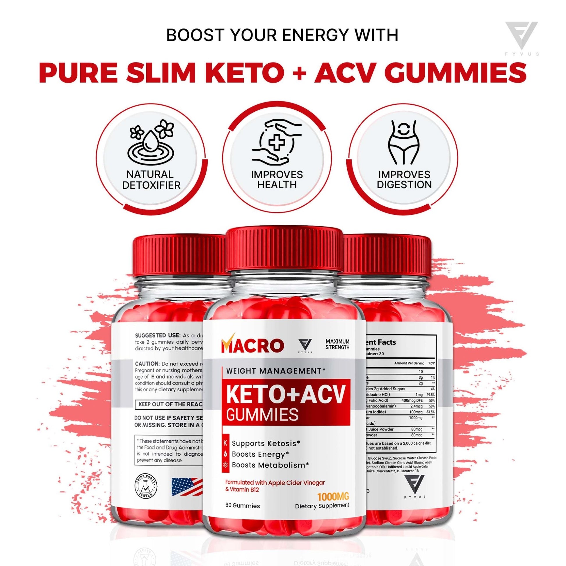 Macro - Keto ACV Gummies - Vitamin Place