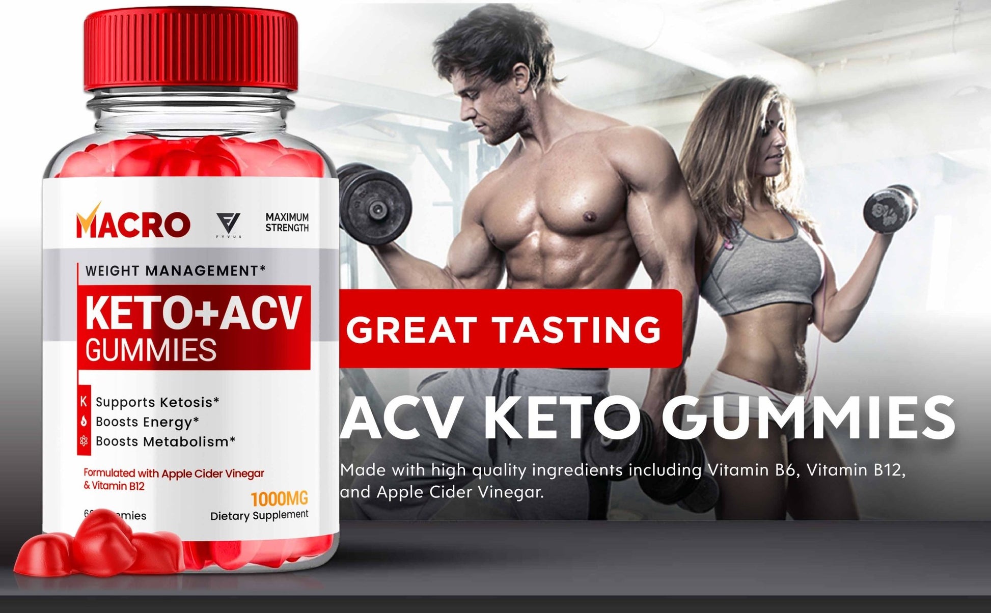 Macro - Keto ACV Gummies - Vitamin Place