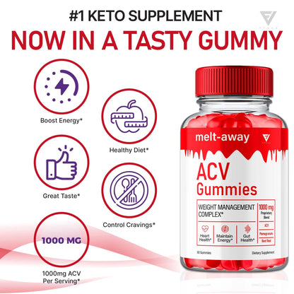 Melt-Away - Keto ACV Gummies - Vitamin Place