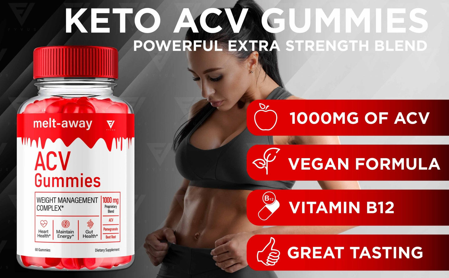 Melt-Away - Keto ACV Gummies - Vitamin Place