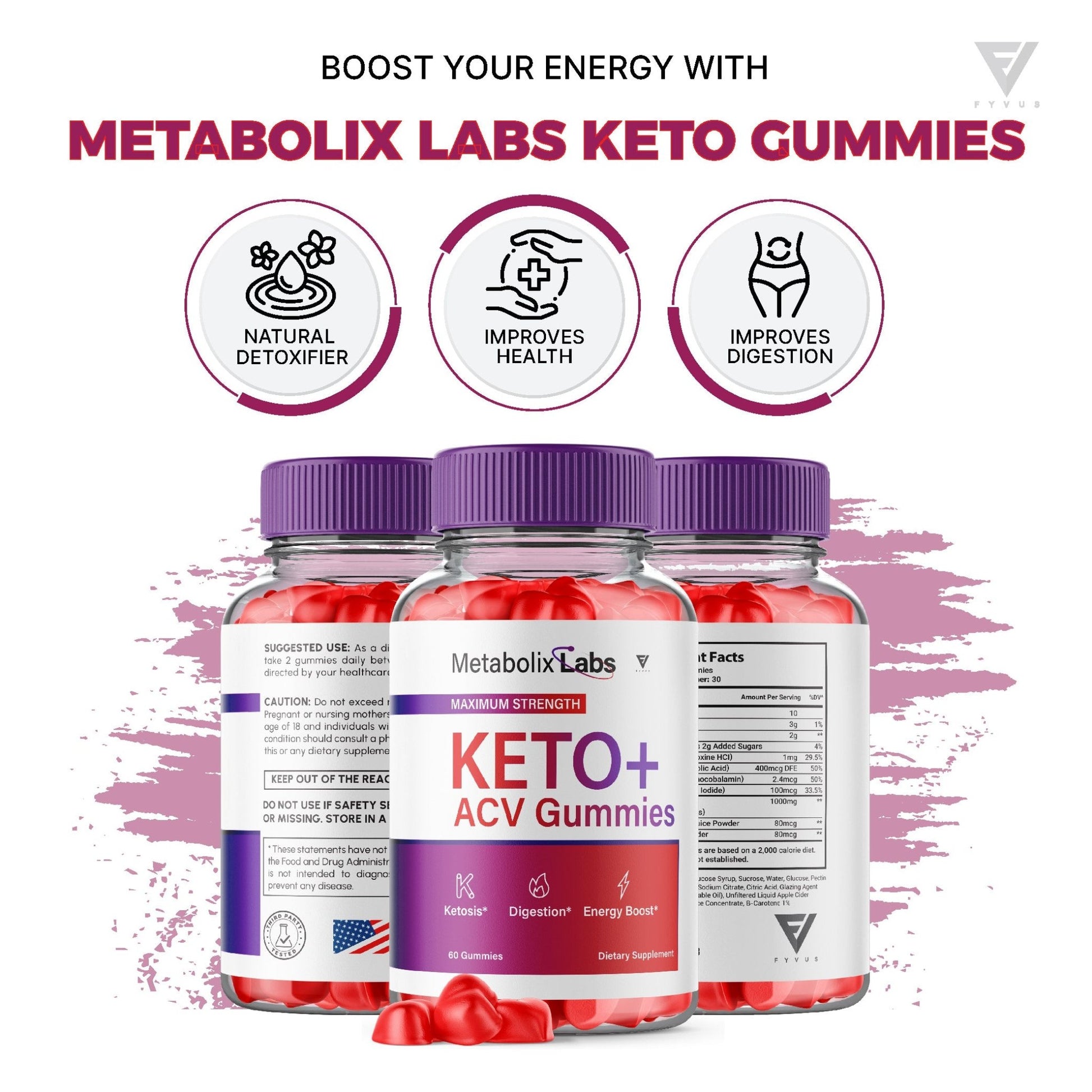 Metabolix Labs Keto ACV Gummies - Vitamin Place