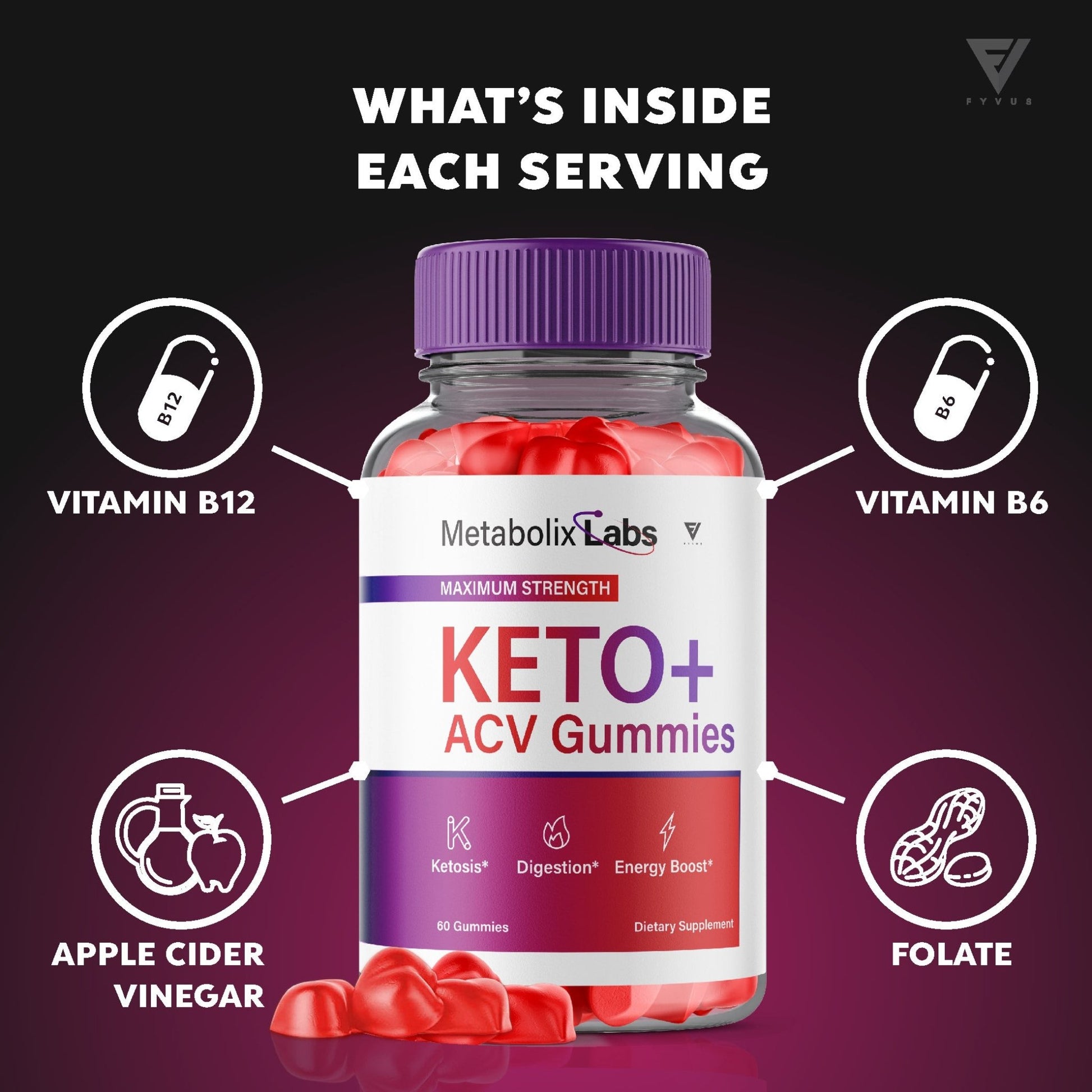 Metabolix Labs Keto ACV Gummies - Vitamin Place