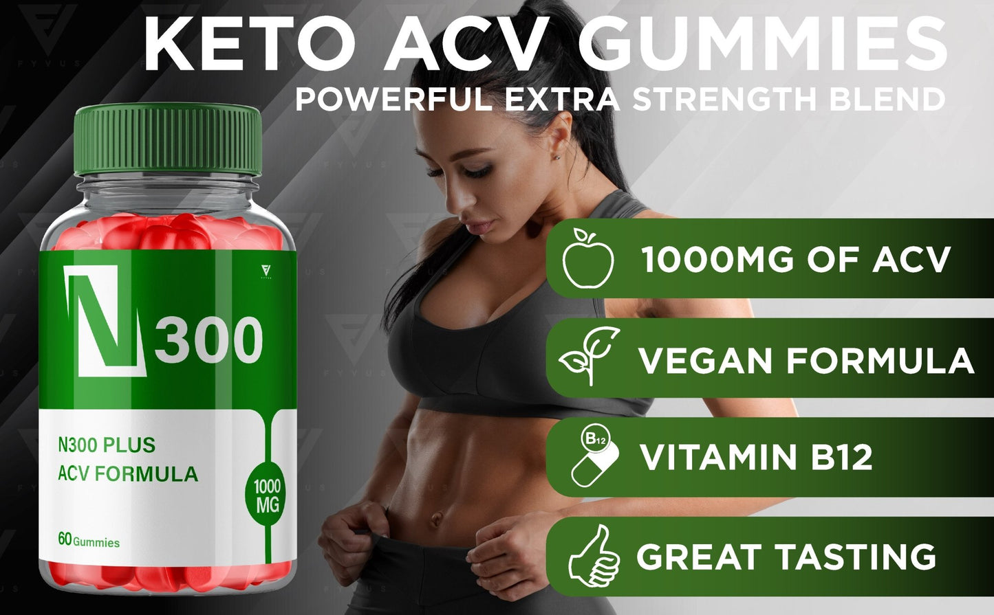 N300 Plus - Keto ACV Gummies - Vitamin Place