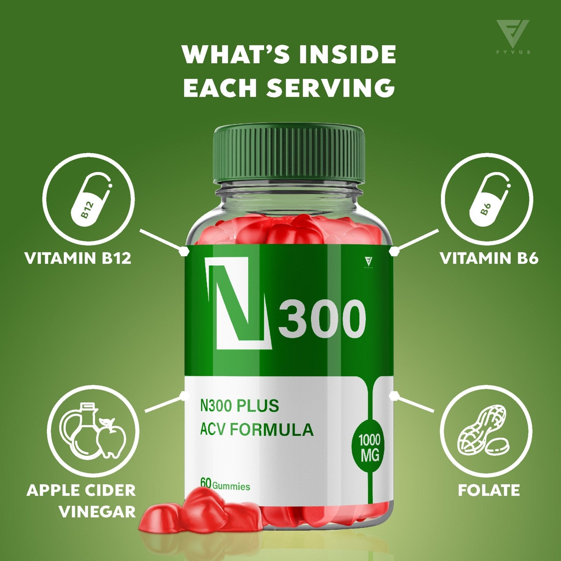 N300 Plus - Keto ACV Gummies - Vitamin Place