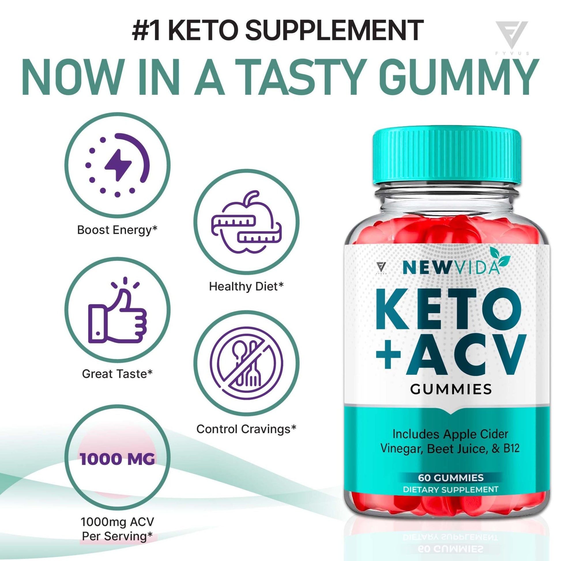 NewVida - Keto ACV Gummies - Vitamin Place